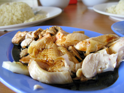 Eat Nasi Ayam in Kota Kinabalu