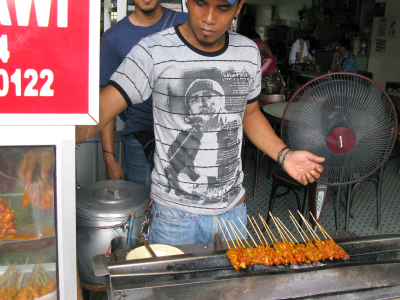 Eat Satay in Kota Kinabalu